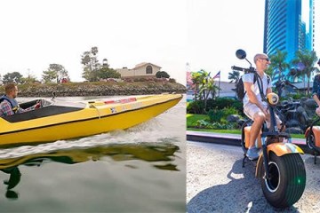 Scooter and Harbor Tour